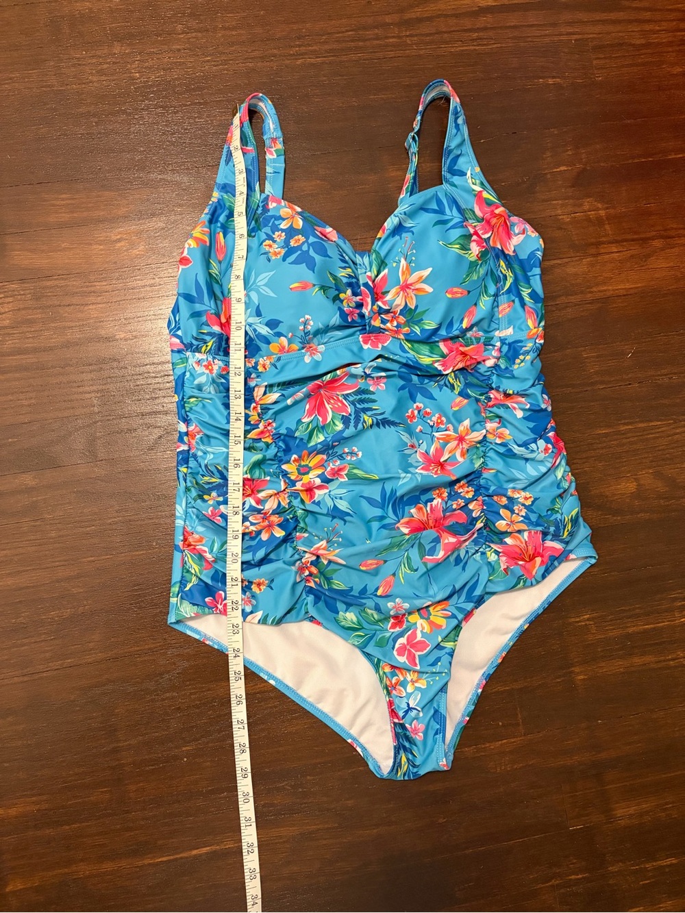 Women’s Floral Plus Size One Piece - Picture 5 of 7